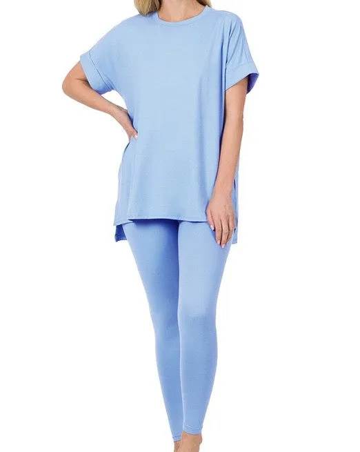 Plus Buttery Soft 2 Piece Lounge Wear Set
