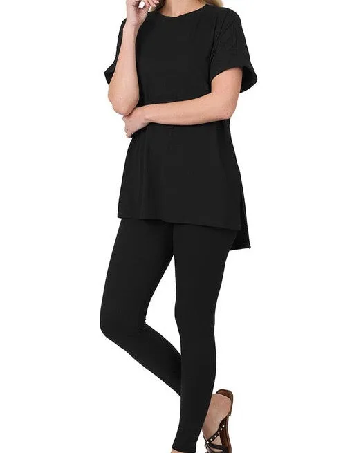 Plus Buttery Soft 2 Piece Lounge Wear Set