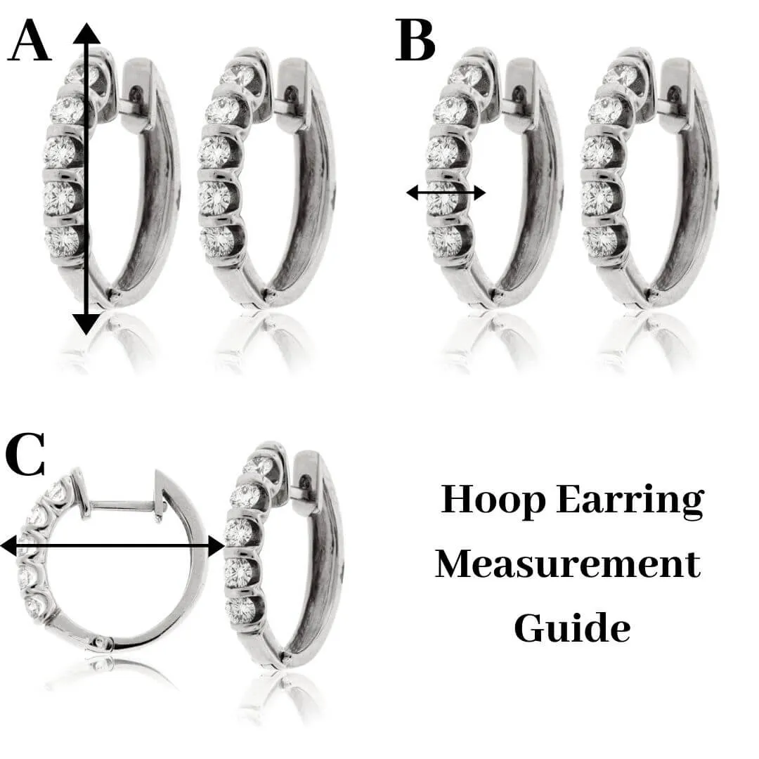Polished 2.5mm Tube Hoop Earrings