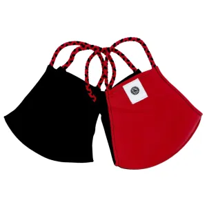 Pom Masks by Pomchies - Red & Black / Solid Black