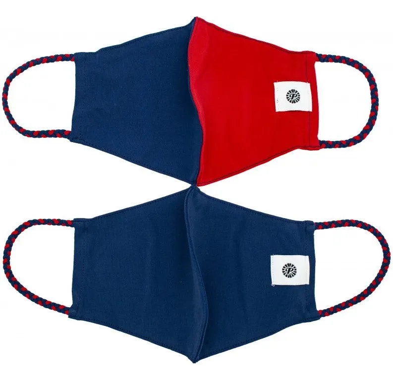 Pom Masks by Pomchies - Red & Navy / Solid Navy