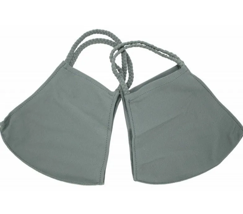 Pom Masks by Pomchies - Solid Grey / Solid Grey