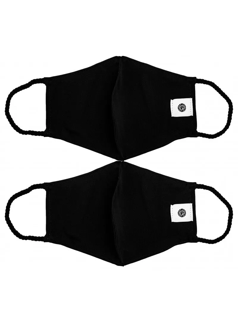 Pomchies Pom Mask Solid Black Mask 2 pk