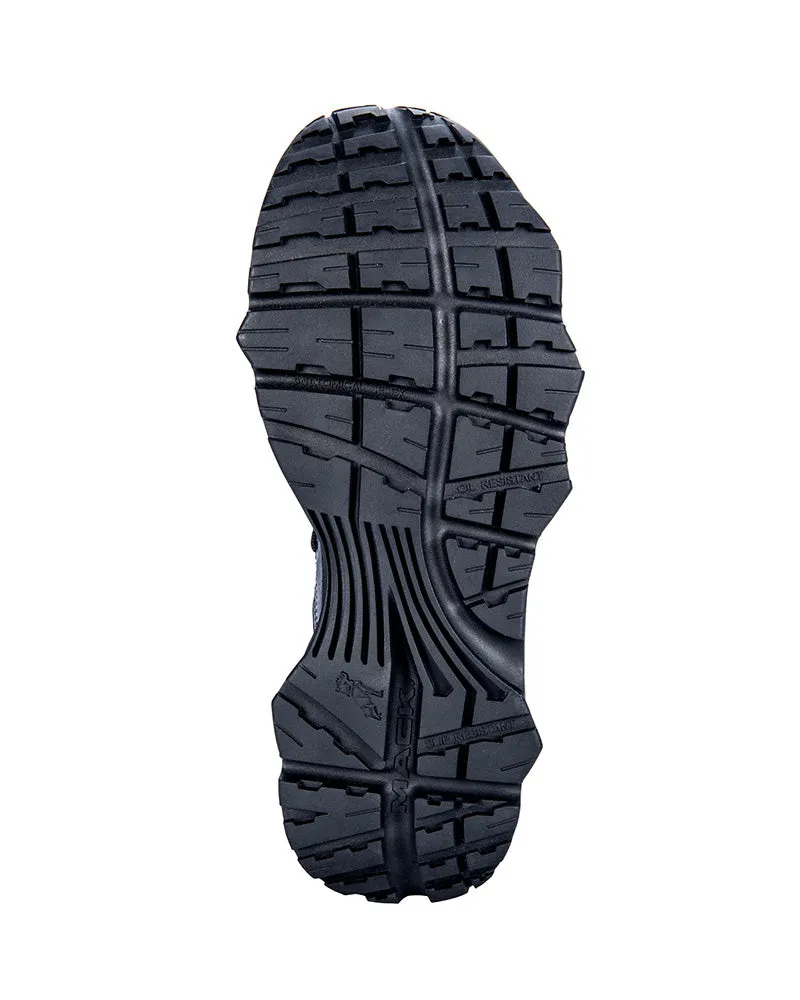 Power Lace Up Safety Shoe - Black
