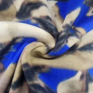 Printed Polar Fleece Fabric 150 cm Horses