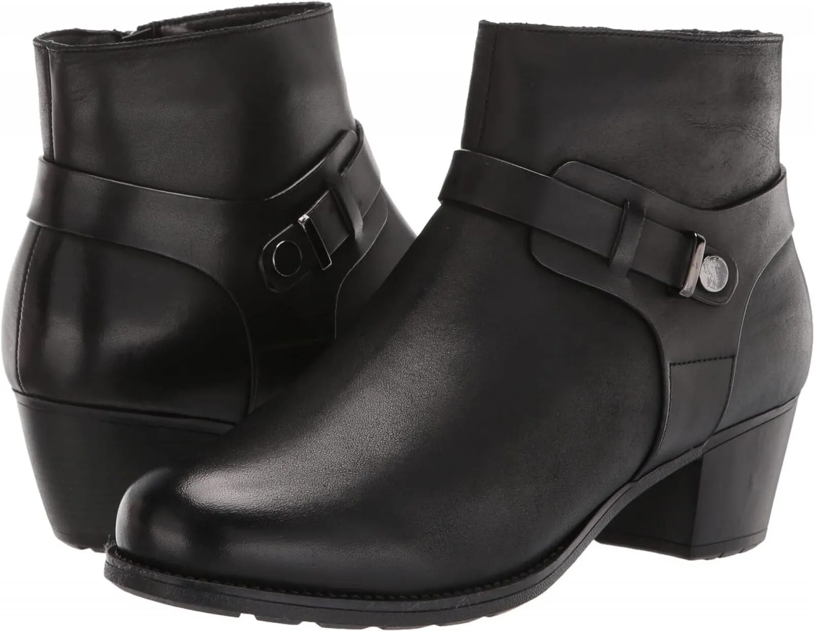 Propet Women's Leather Ankle Boots WFX175L Black 8W