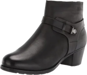 Propet Women's Leather Ankle Boots WFX175L Black 8W