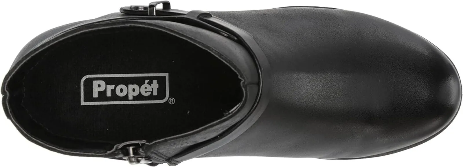 Propet Women's Leather Ankle Boots WFX175L Black 8W