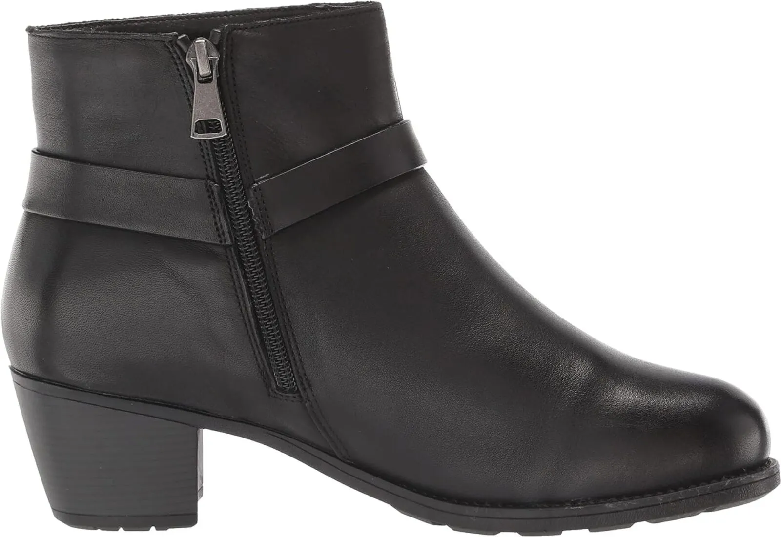Propet Women's Leather Ankle Boots WFX175L Black 8W