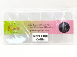 Queen - Full Cover Tips - Extra Long Coffin 240pc