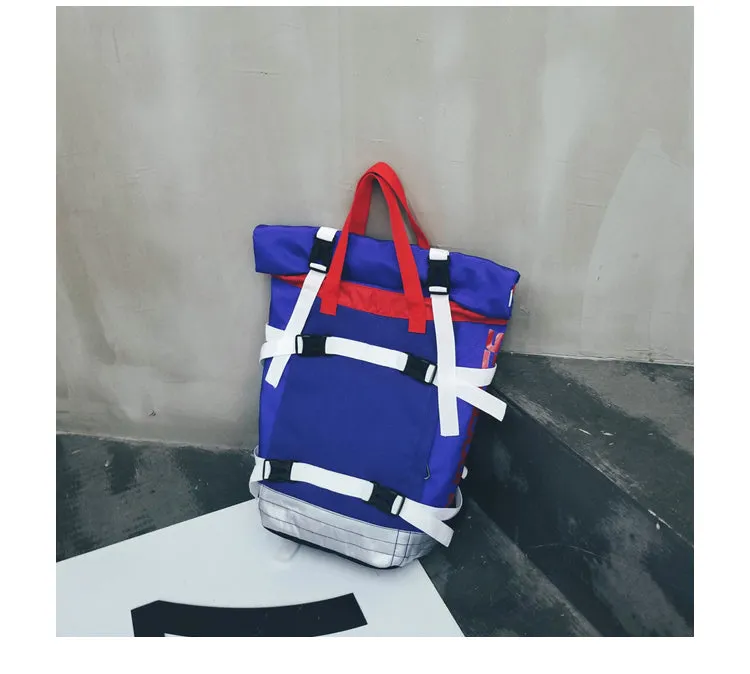 "DUANGBAGS" Sac à Dos à Sangles Streetwear Bleu - URB1™