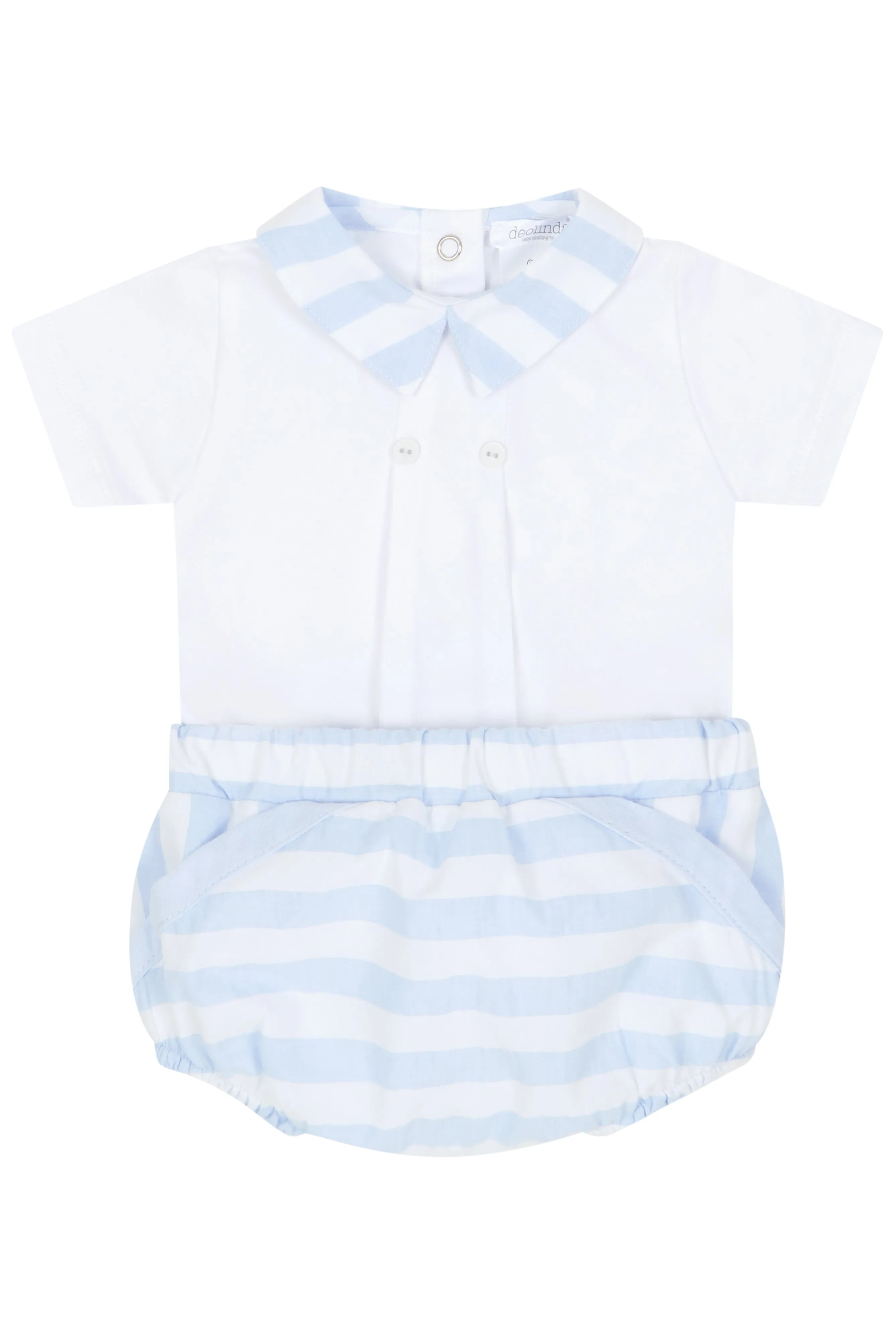 "Hugo" Blue Striped Top & Jam Pants