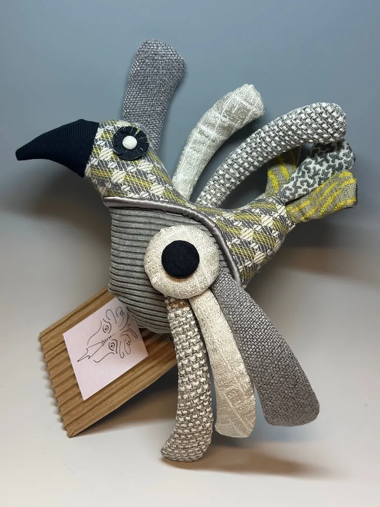 "JUDITH" MIXED MEDIA SOFT SCULPTURE