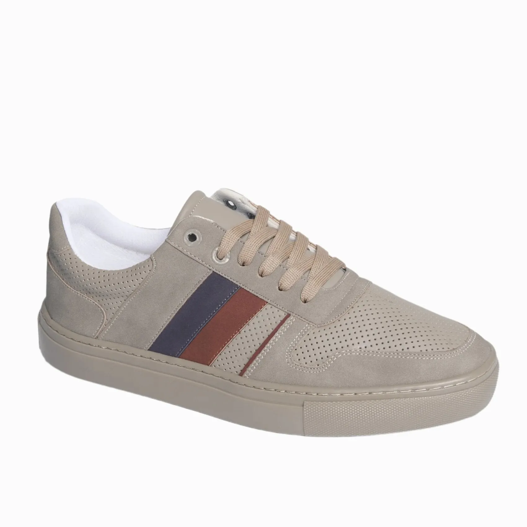"Men's Slip-ins Sleek and Stylish Sneaker - Beige Color Model V104"