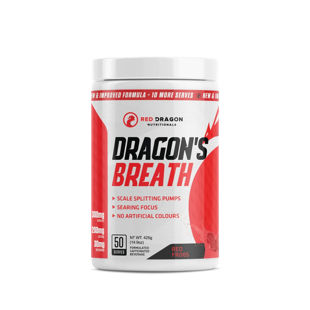 RED DRAGON Dragon's Breath High Stim Pre-Workout | 4 Flavours
