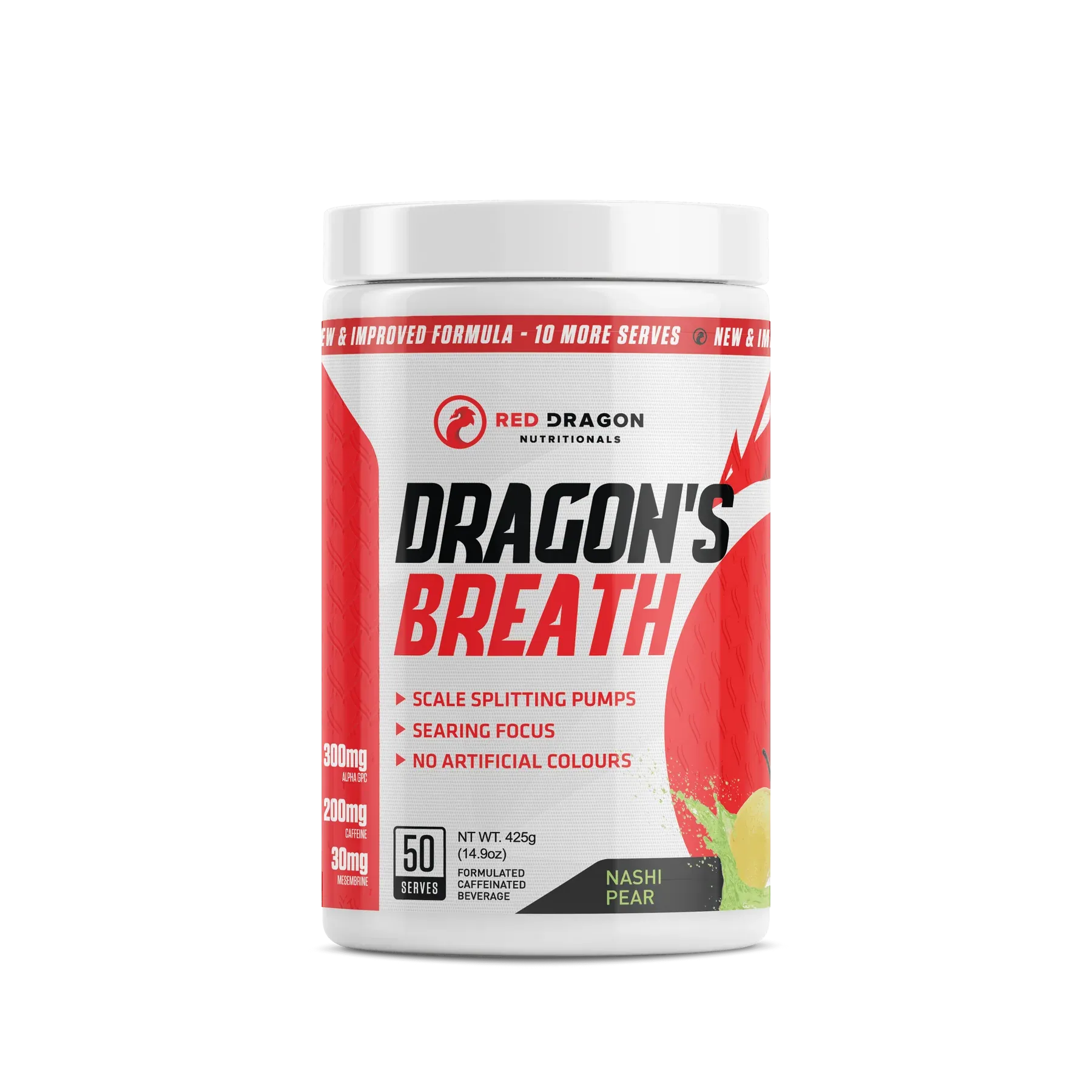 RED DRAGON Dragon's Breath High Stim Pre-Workout | 4 Flavours