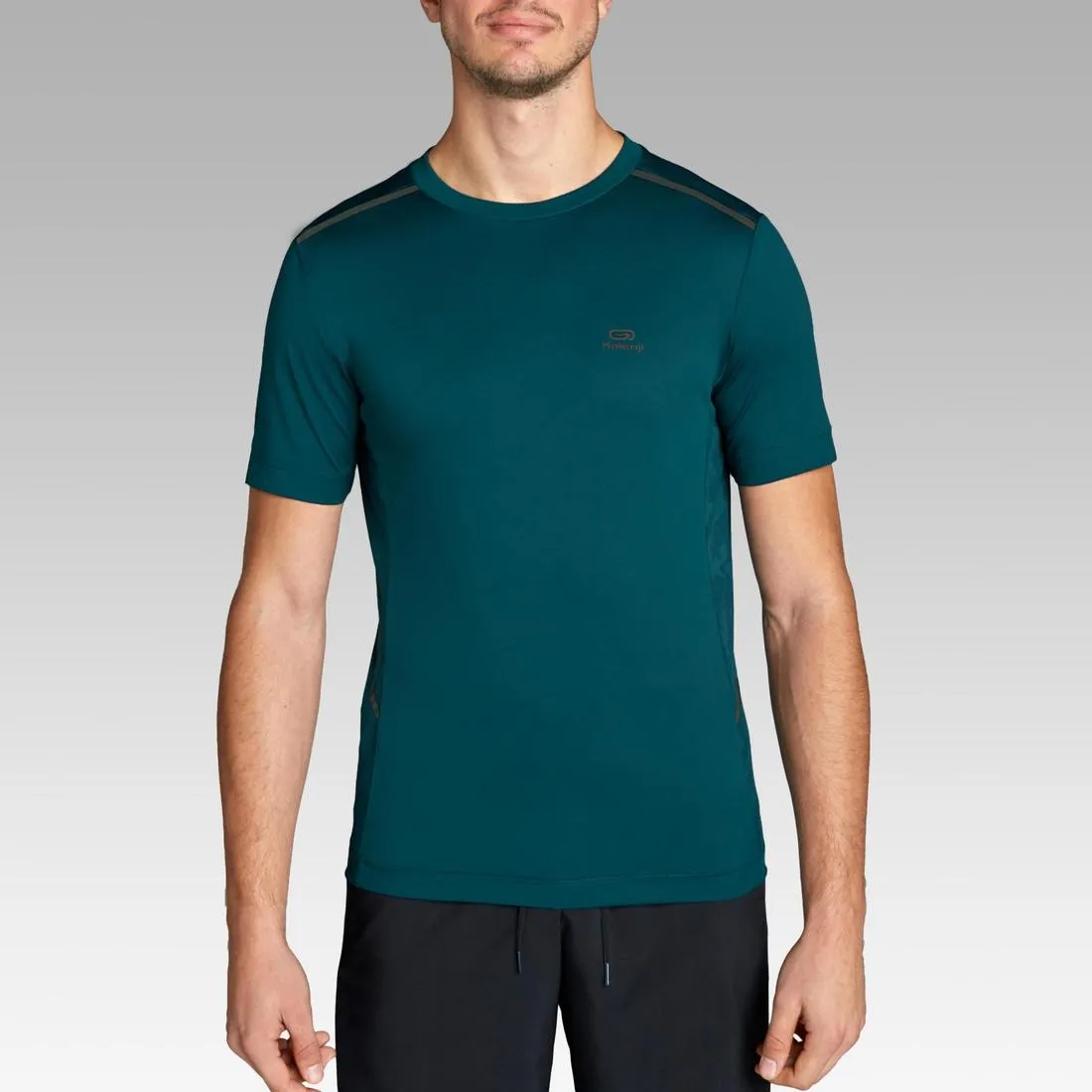 Run Dry  Breathe Men's Running T-shirt - Petrol