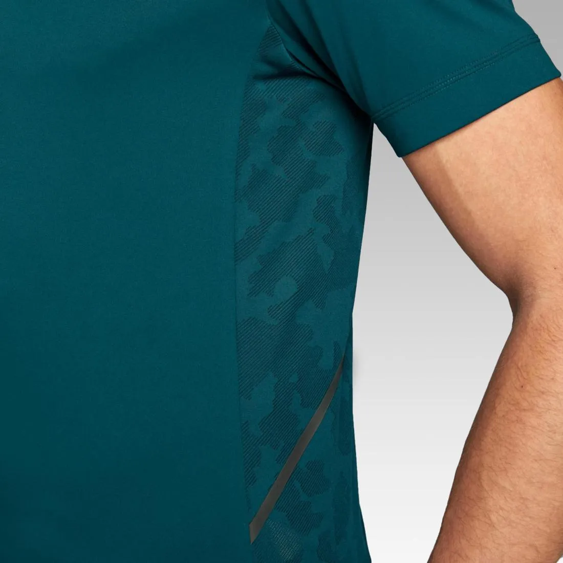 Run Dry  Breathe Men's Running T-shirt - Petrol