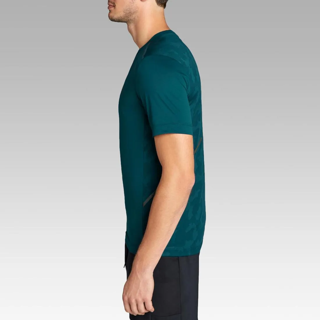 Run Dry  Breathe Men's Running T-shirt - Petrol