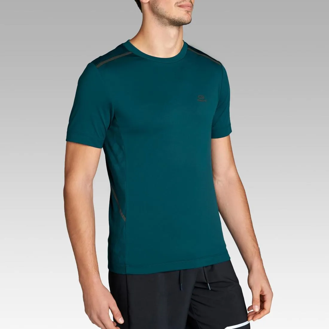 Run Dry  Breathe Men's Running T-shirt - Petrol