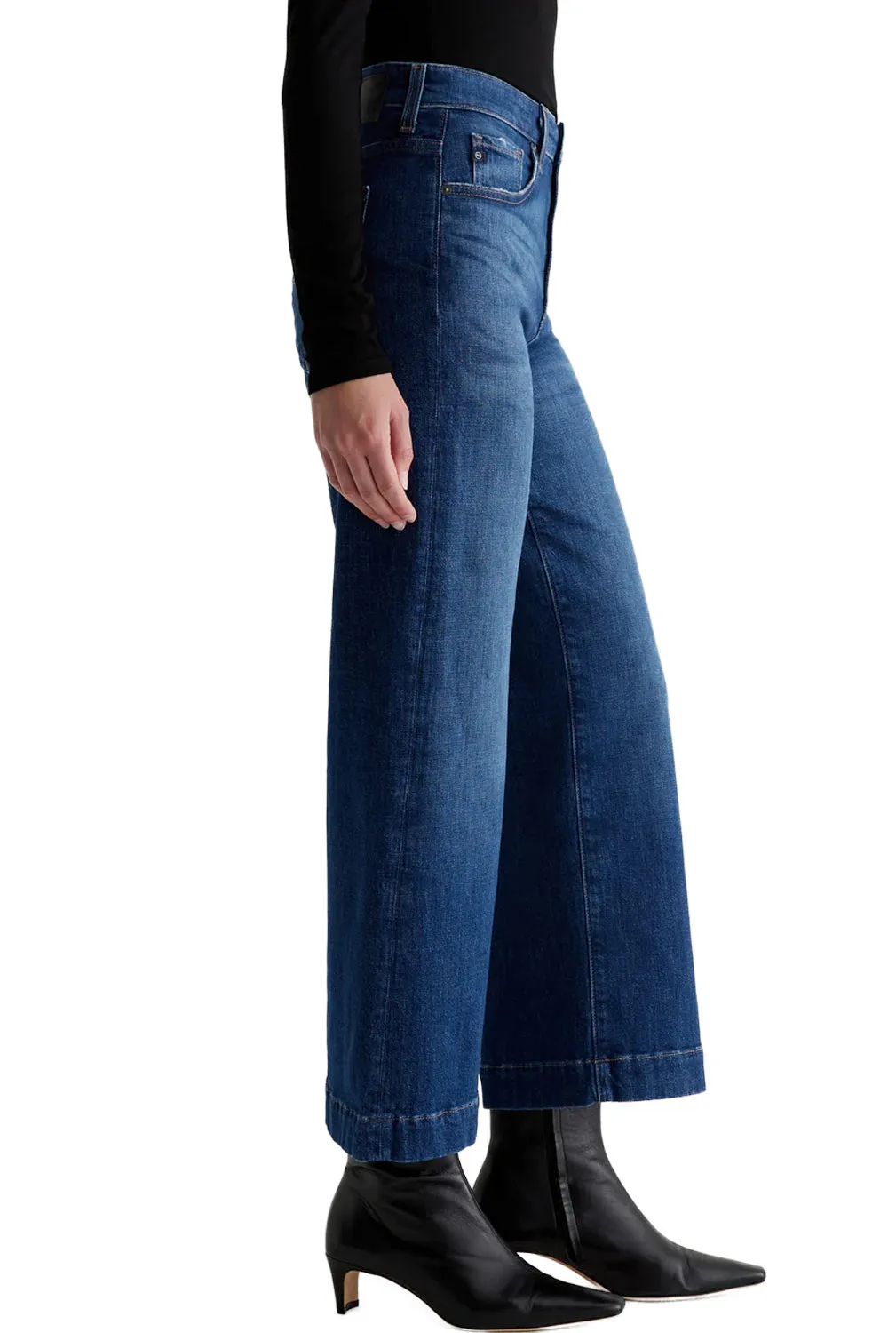 Saige Wide Leg Crop in Mykonos