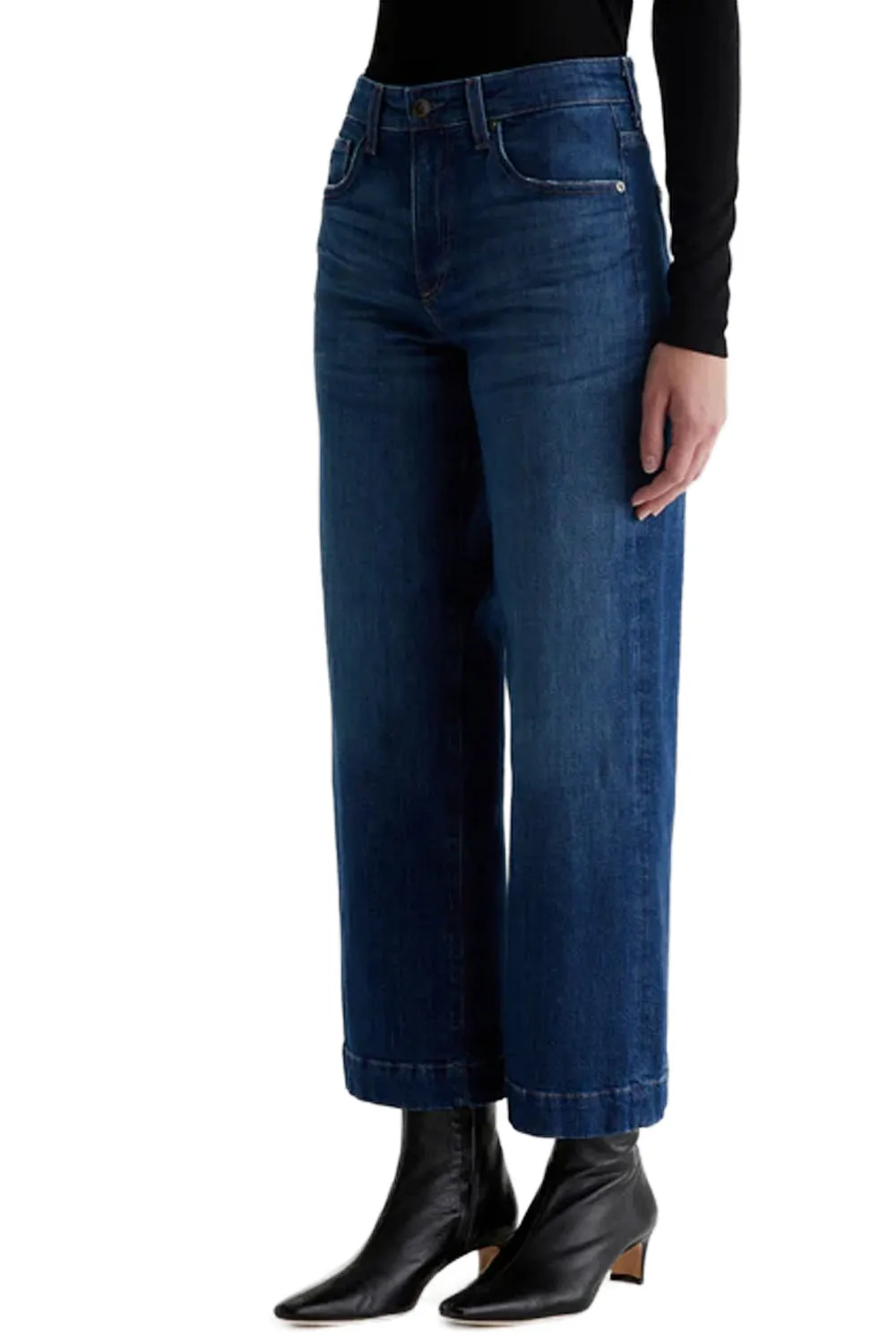 Saige Wide Leg Crop in Mykonos