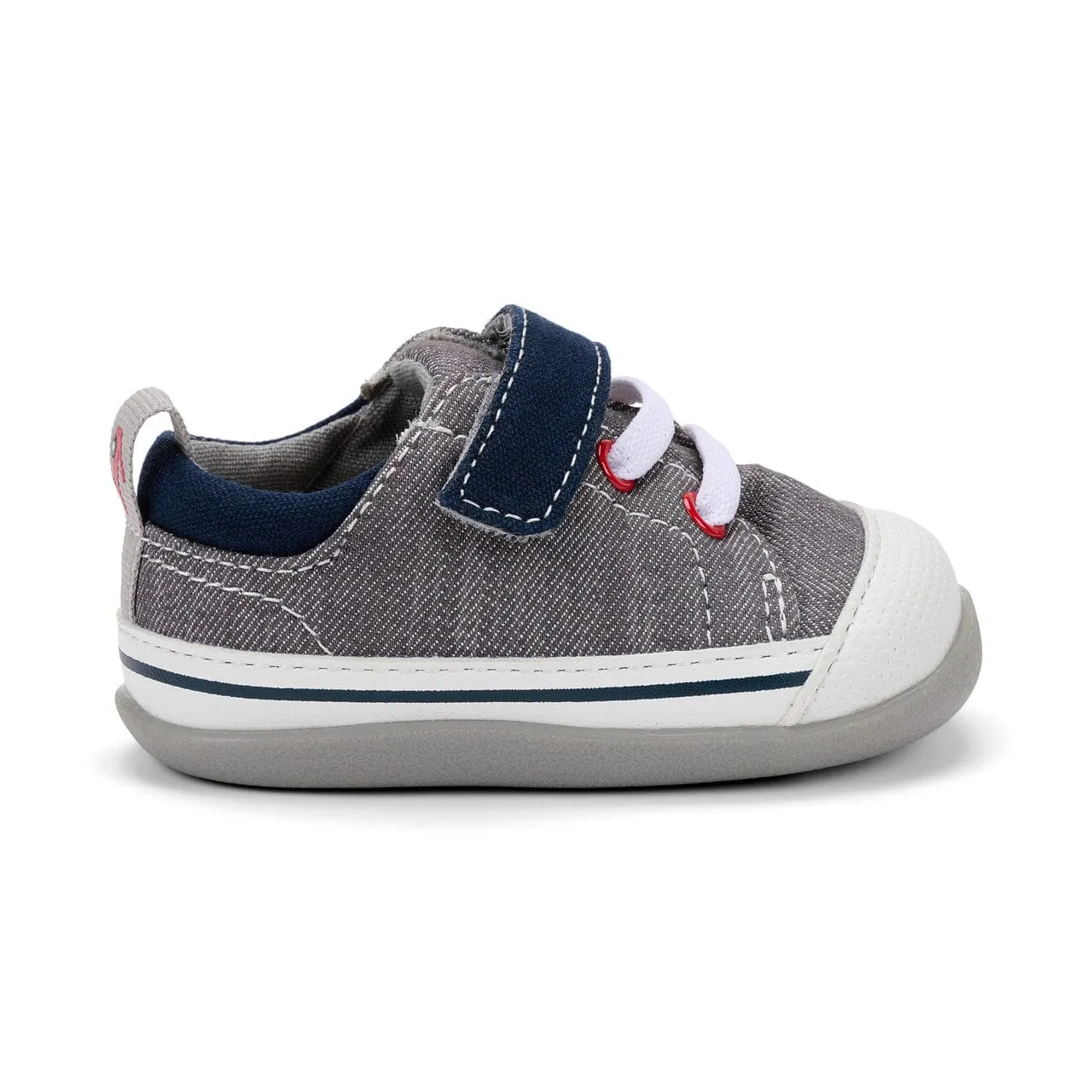 See Kai Run Stevie ll First Walker - Grey Denim