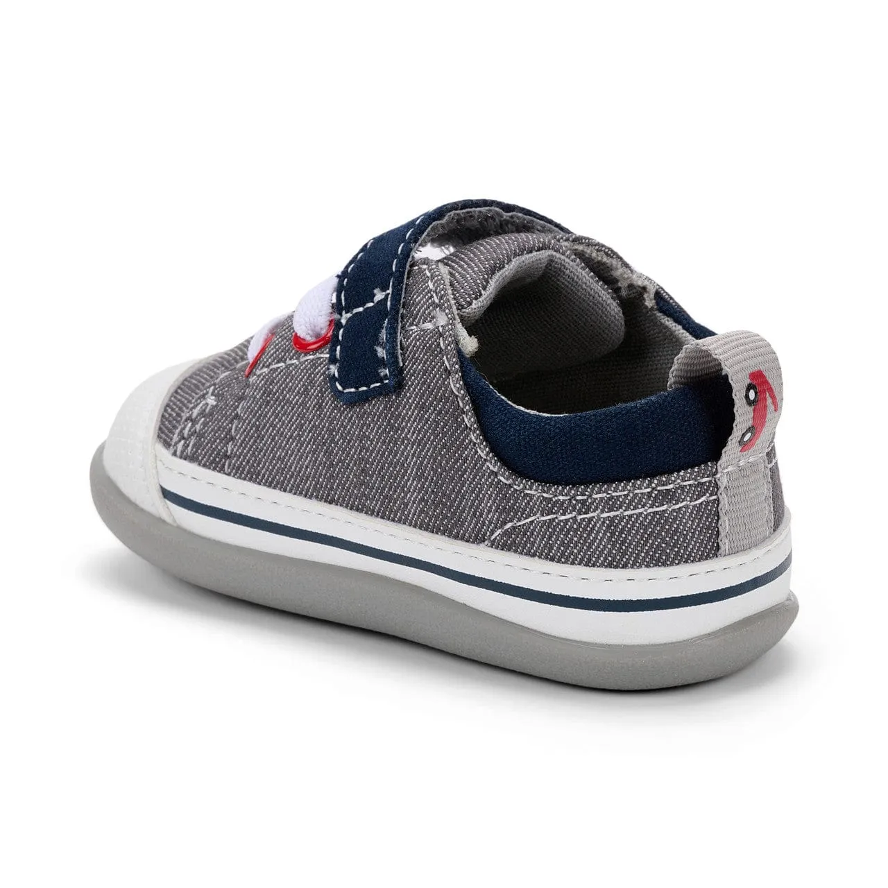 See Kai Run Stevie ll First Walker - Grey Denim