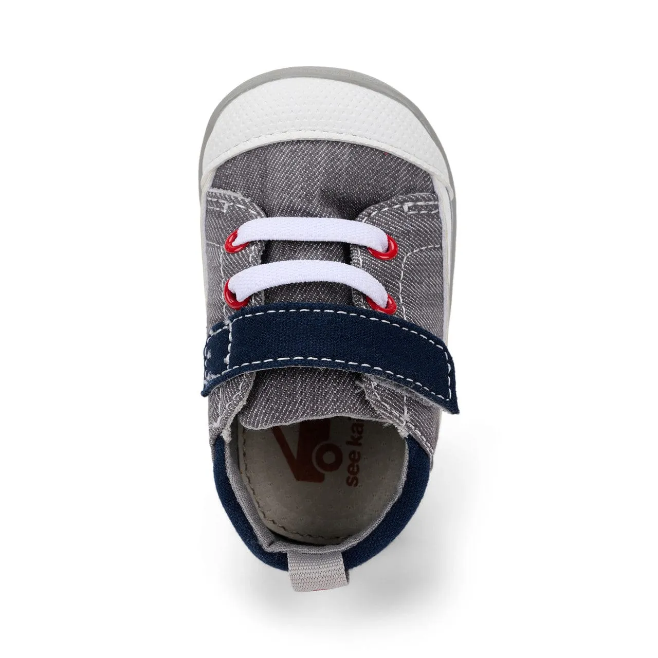 See Kai Run Stevie ll First Walker - Grey Denim