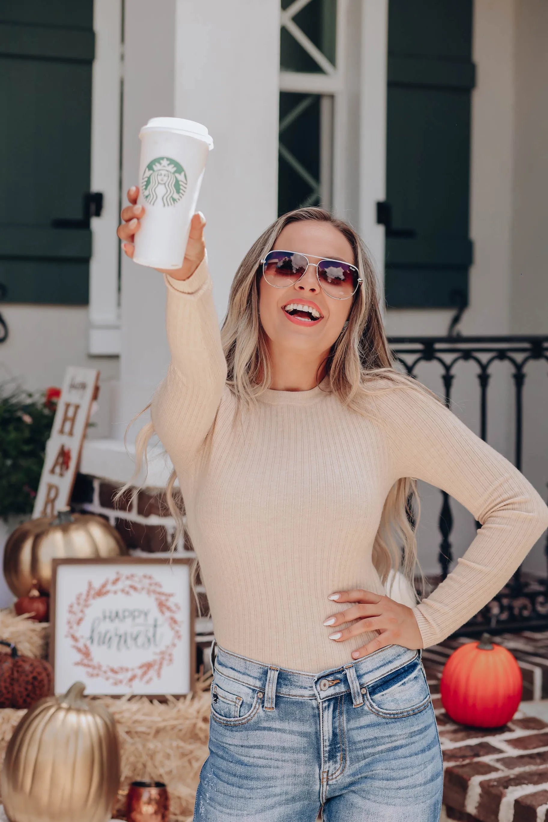 Seize The Day Ribbed Sweater - Oatmeal