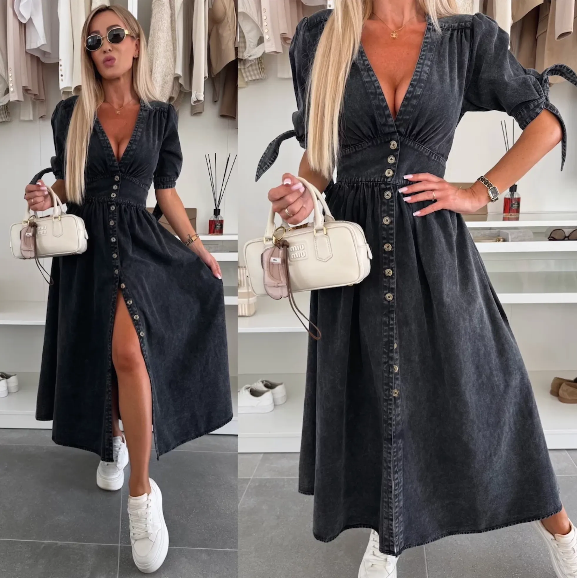 Seriane | Chic Denim Dress
