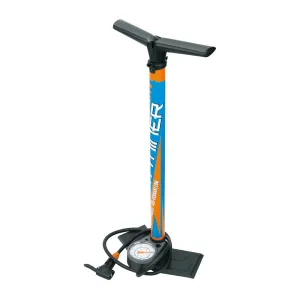 SKS Bike High Output Floor Pump - TWENTYNINER Blue & Orange