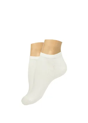 Sneaker Sokken Dames Soft Comfort 2-pack 621561 1 Weiß