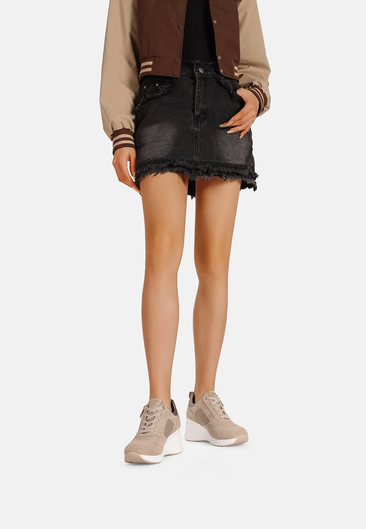 Sneakers con zeppa QH8009
