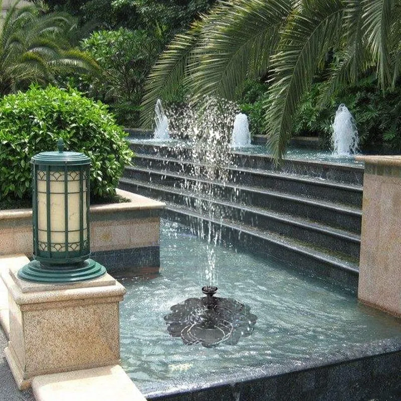Solar Fountain Garden Kit Solar Water Pump Outdoor Landscape Fish Pool Garden Decoration