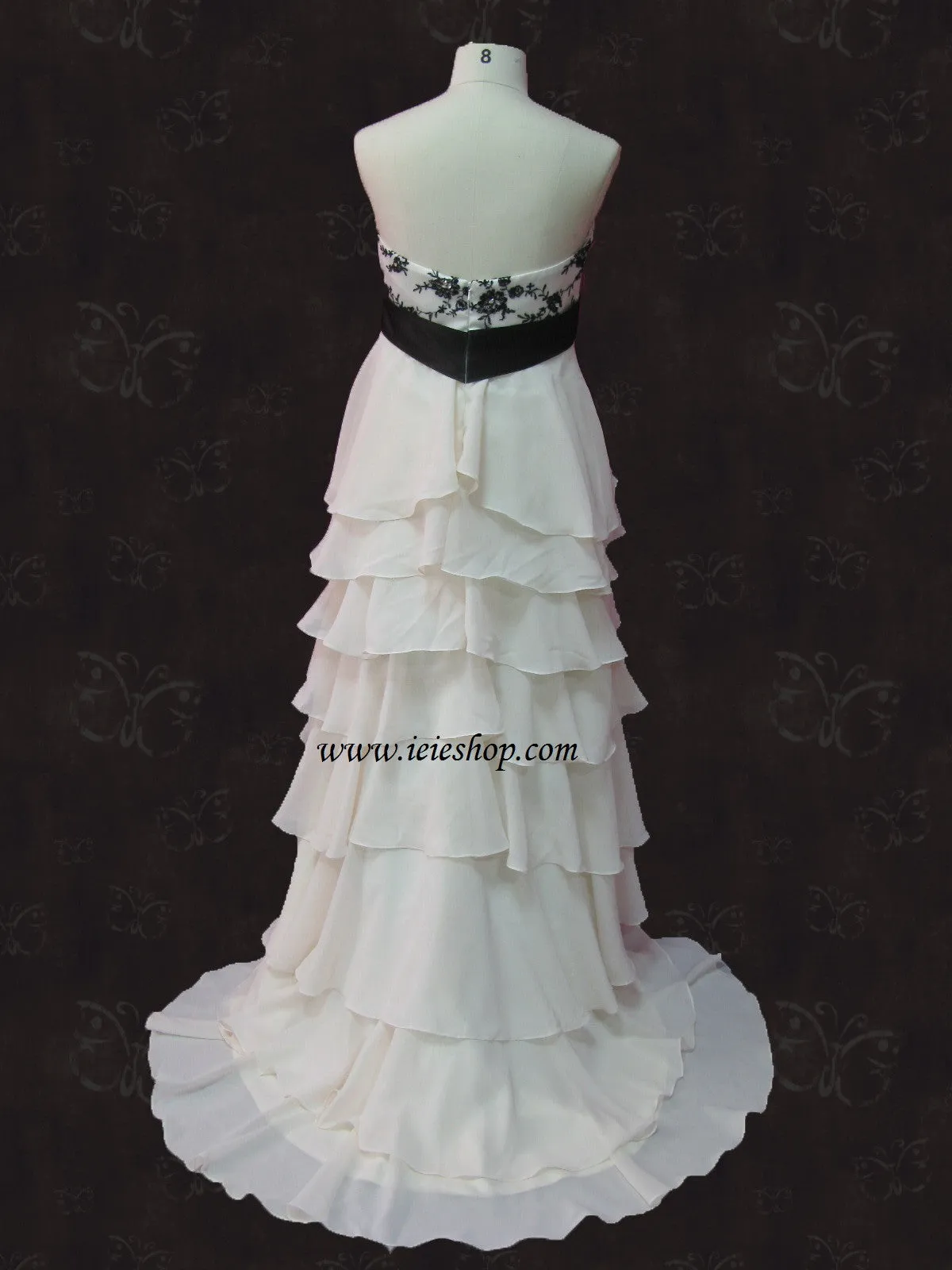 Strapless High-Low Wedding Dress with Sweetheart Neckline | JESSICA