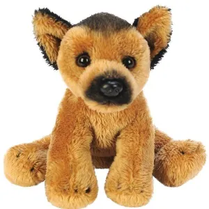 Suki Small Sitting Dog German Shepherd Soft Toy 14cm