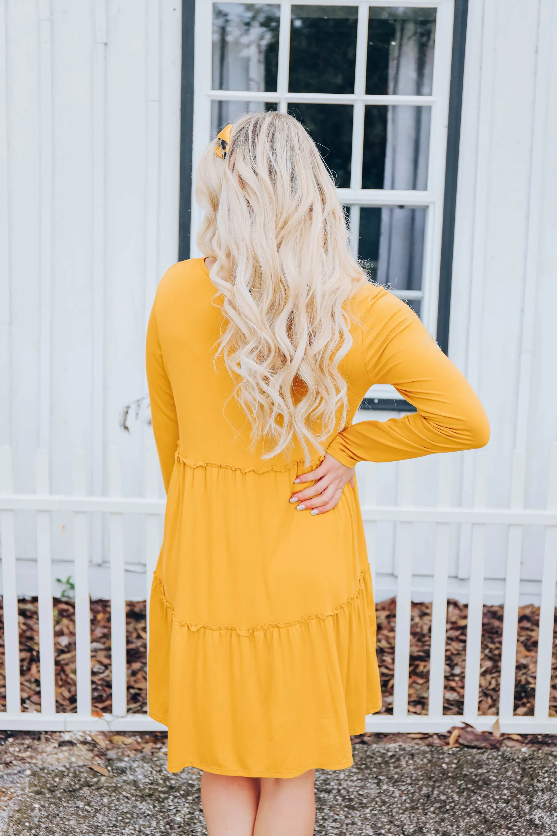 Sunflower Baby Doll Dress