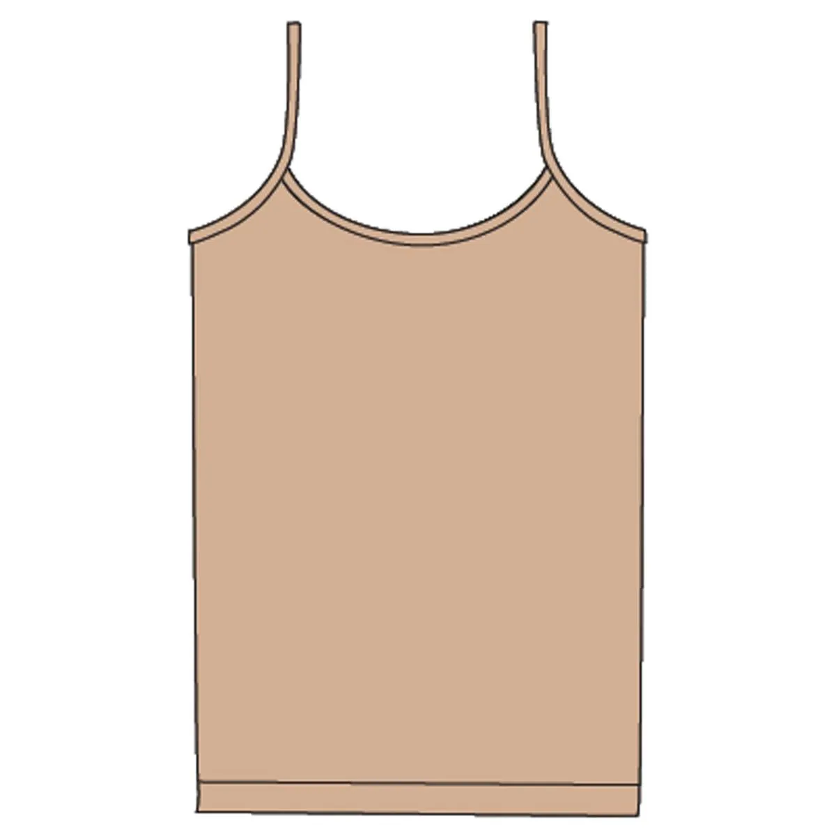 .Suzette Tween Cami-Nude