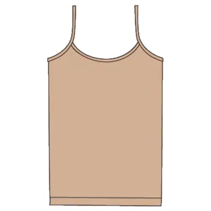 .Suzette Tween Cami-Nude