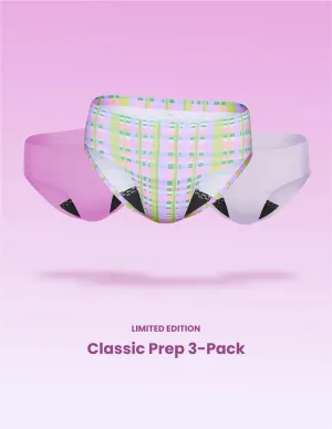 Teen Leakproof UltraThin No-Show Bikini 3-Pack - Kit
