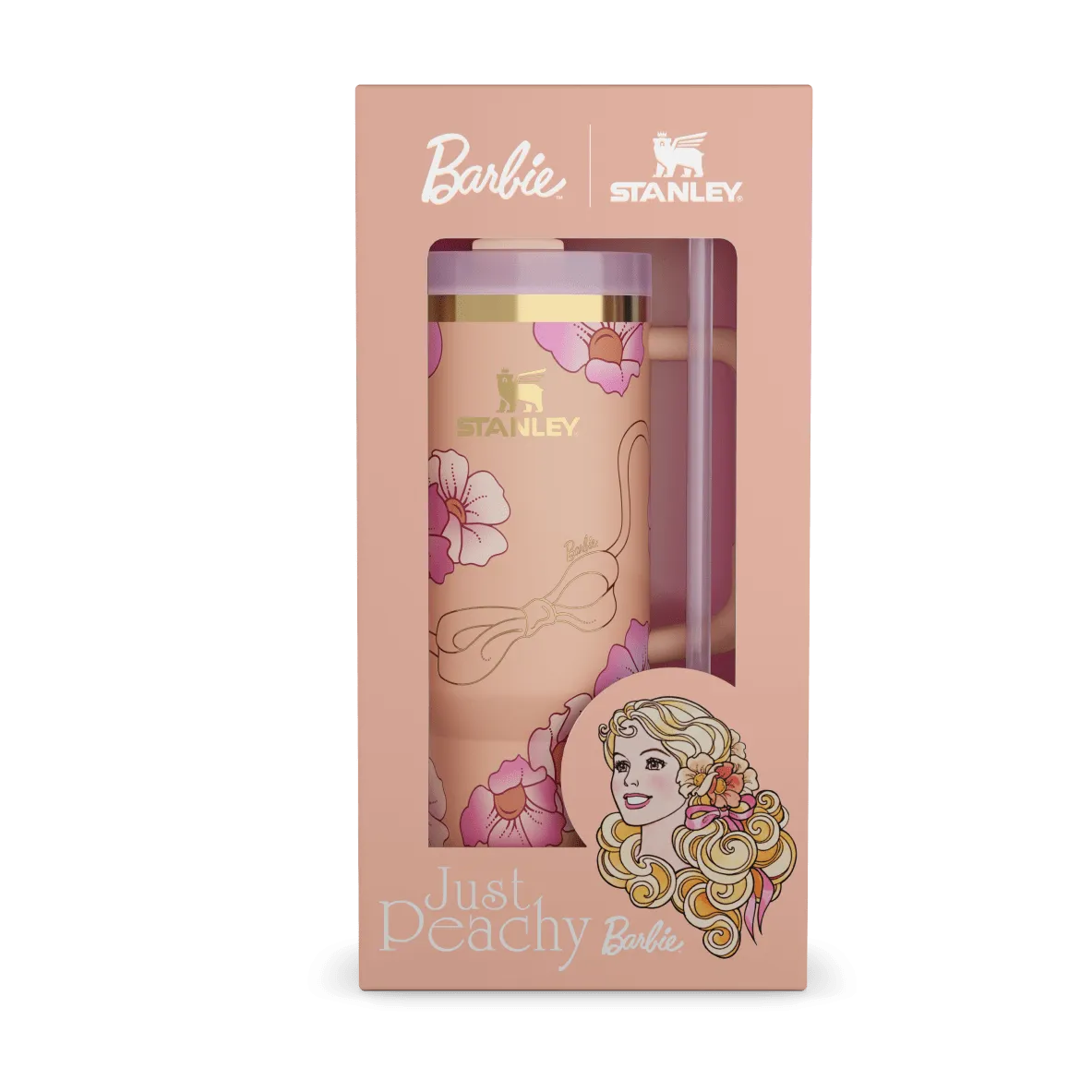 The Barbie™ x Stanley ’80s Peaches ’N Cream Quencher | 1.2L
