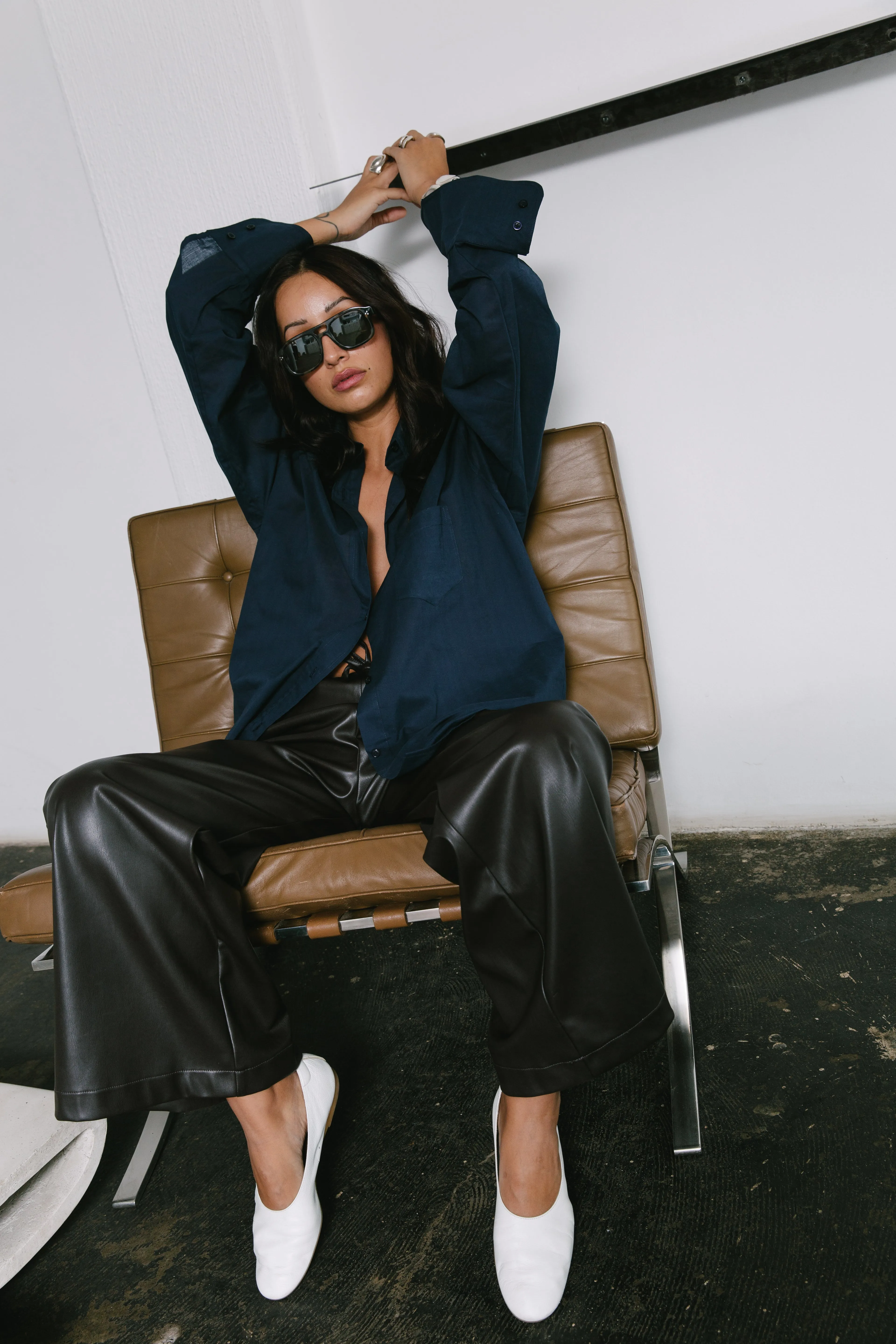 The Boyfriend Shirt in Cotton Voile
