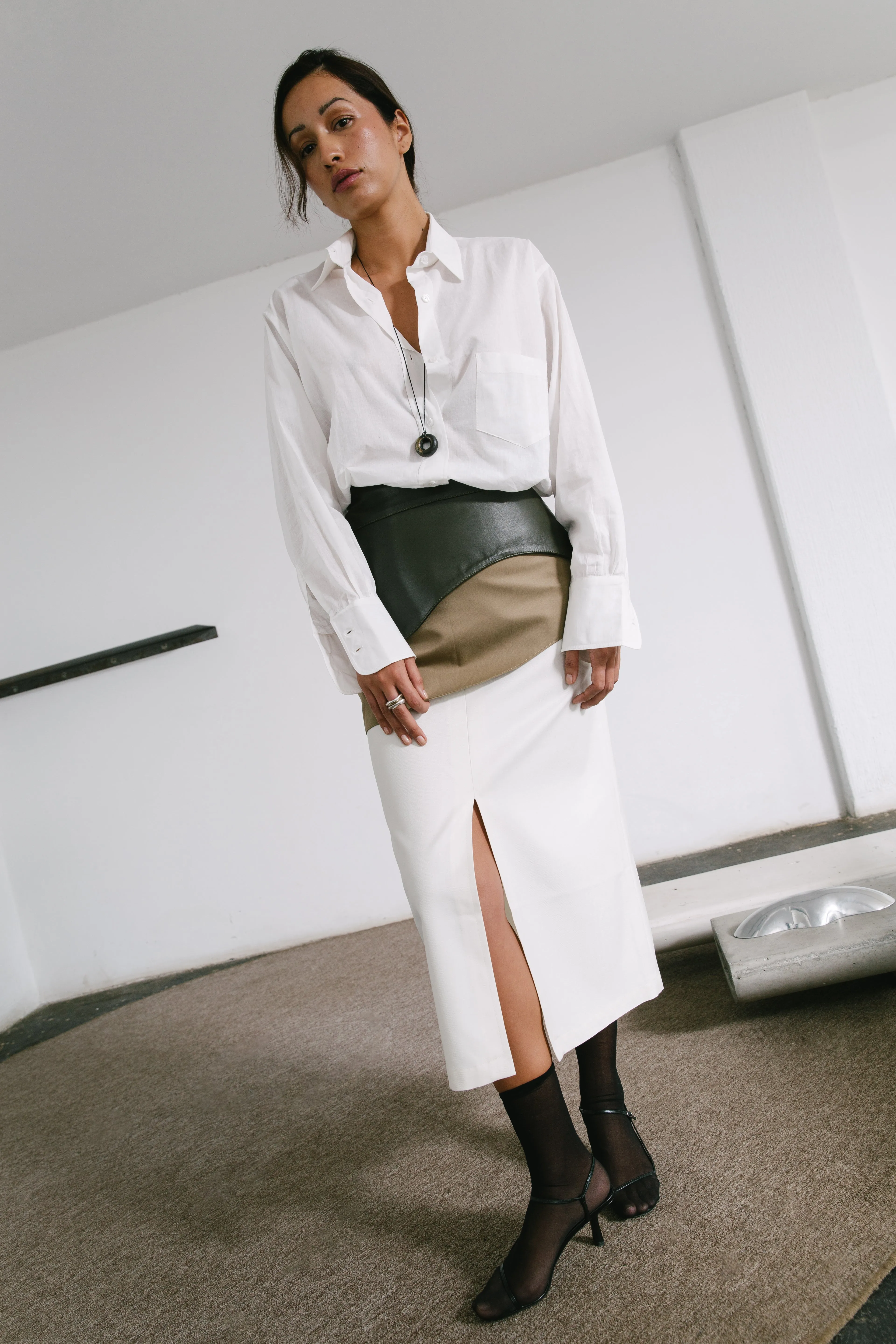 The Boyfriend Shirt in Cotton Voile