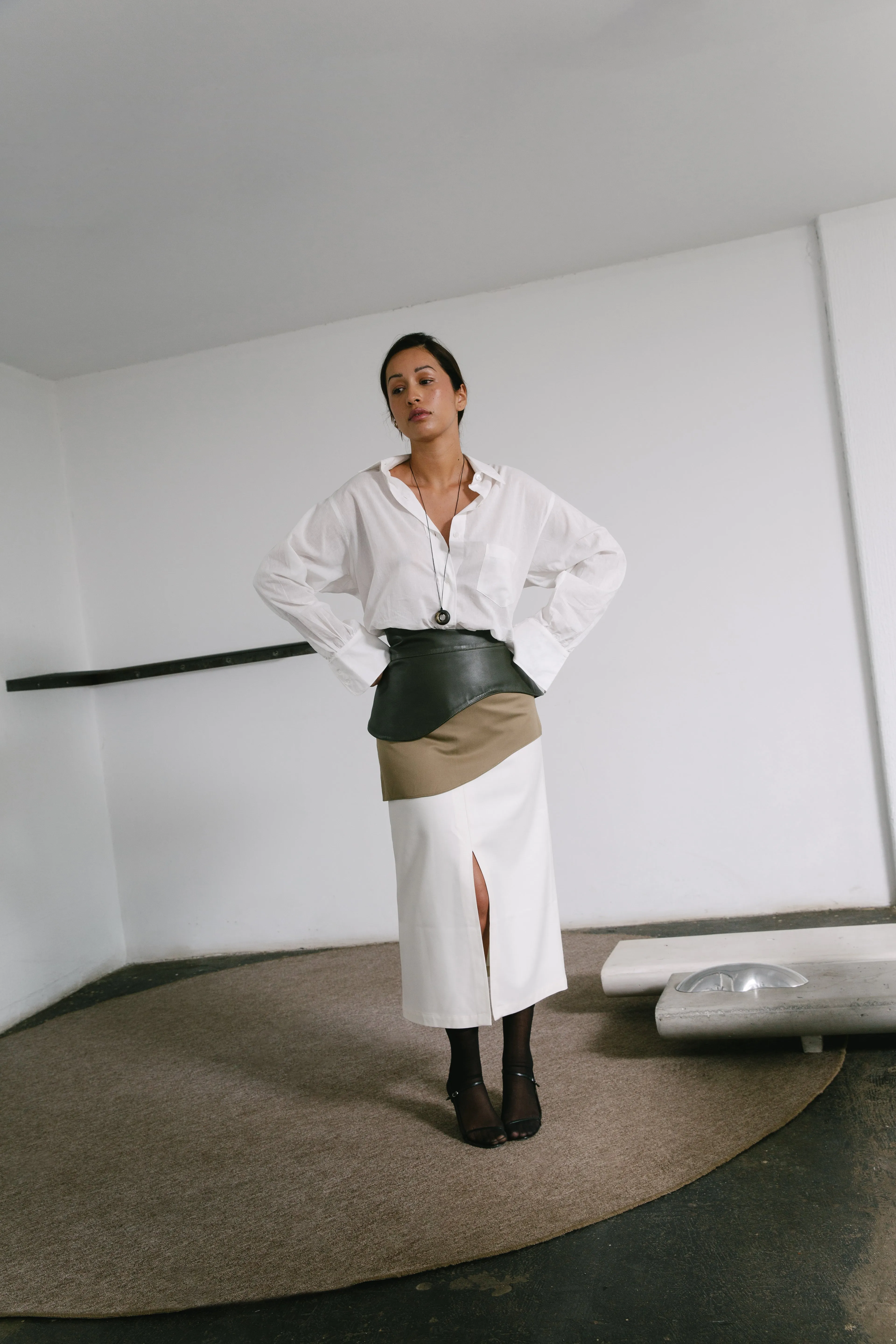 The Boyfriend Shirt in Cotton Voile