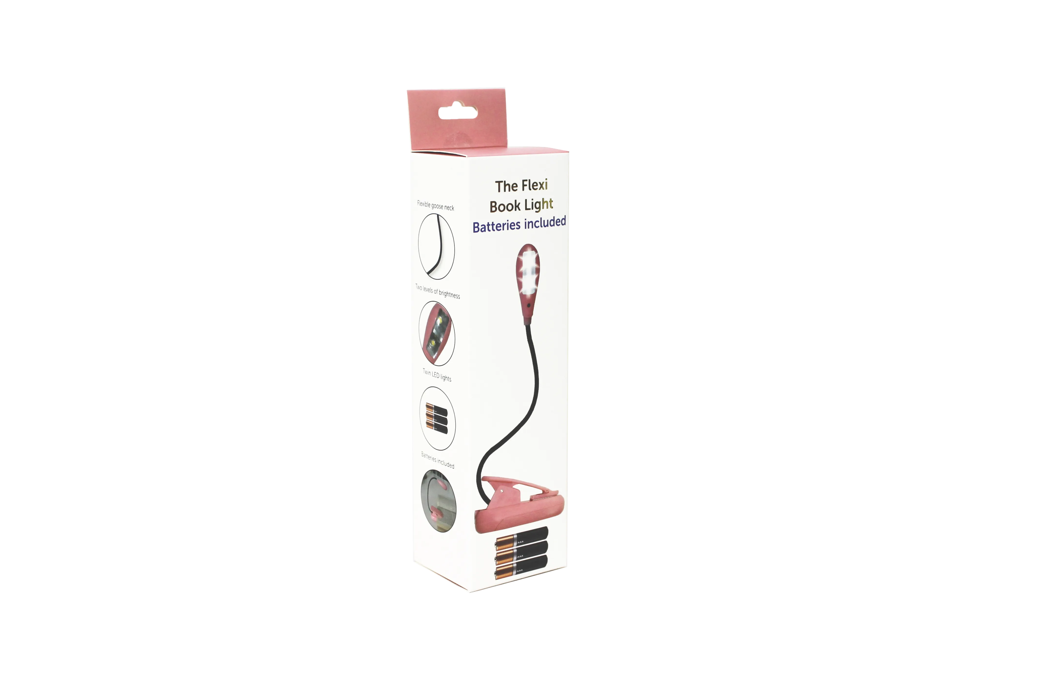 The Flexi Book Light Battery - Pink