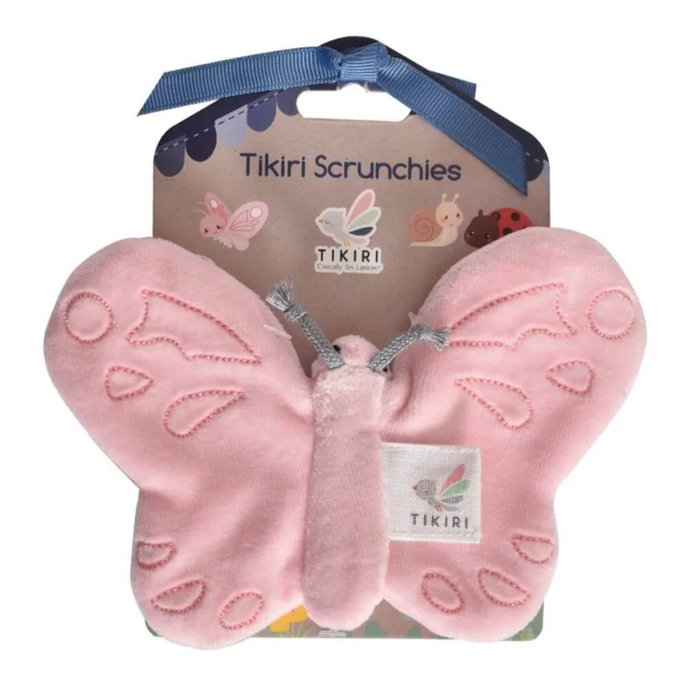 Tikiri Butterfly Scrunchie Toy