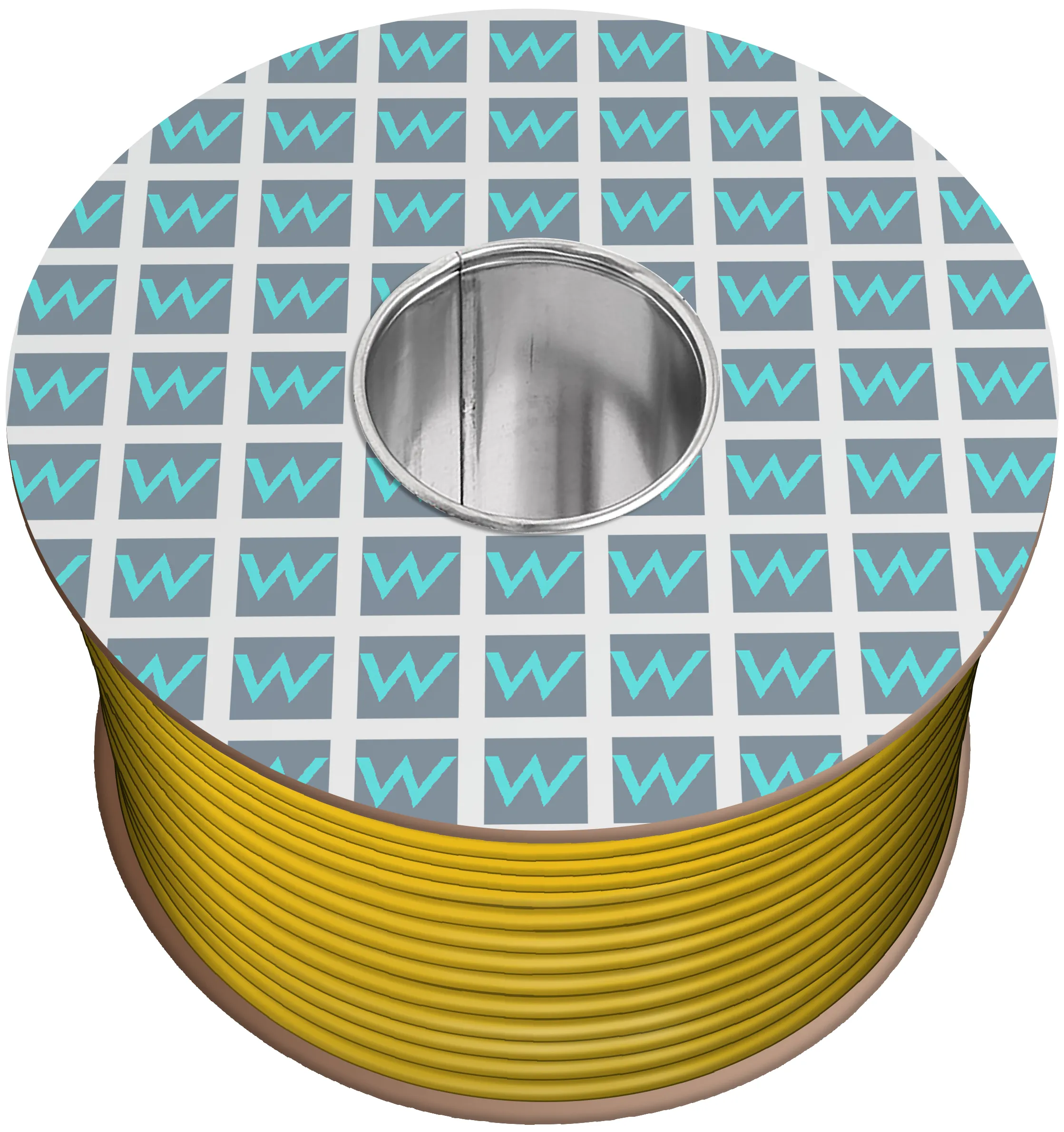 Time 2192Y 2 Core Flat Flexible 0.5mm Gold Cable - 100M