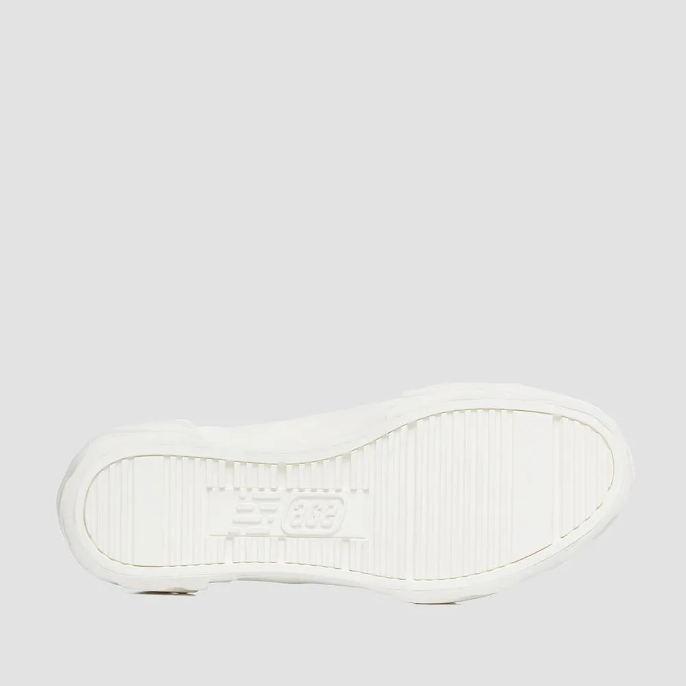 TOP Sneakers in White Carbon Coated Canvas