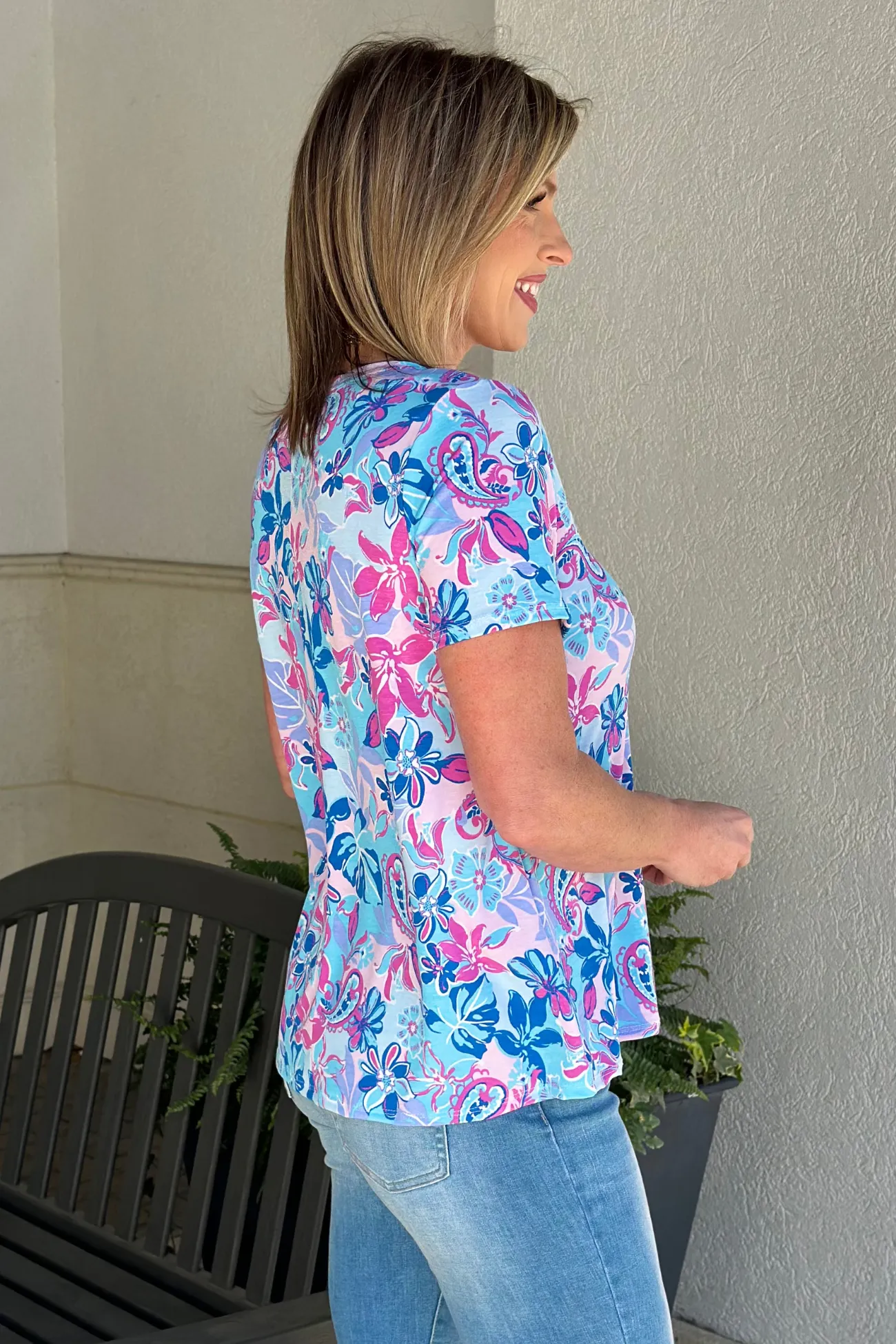 TPN Floral Drift Printed Top
